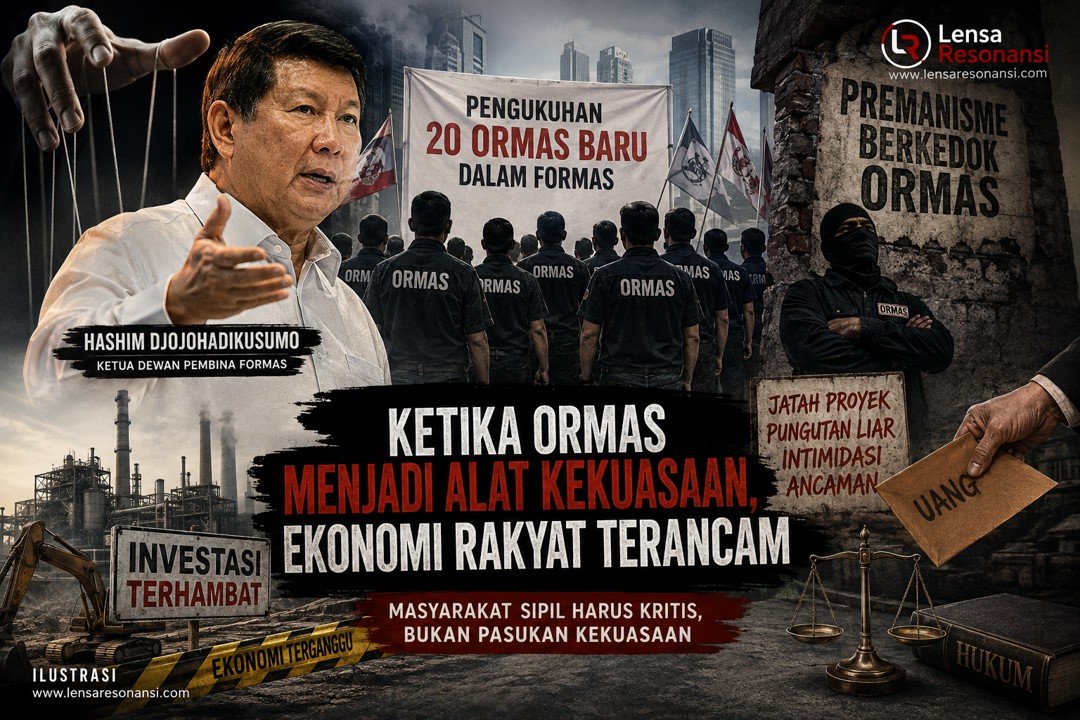 20 Ormas Dikukuhkan Hashim: Kekuatan Masyarakat Sipil atau Bayang-Bayang Kekuasaan?