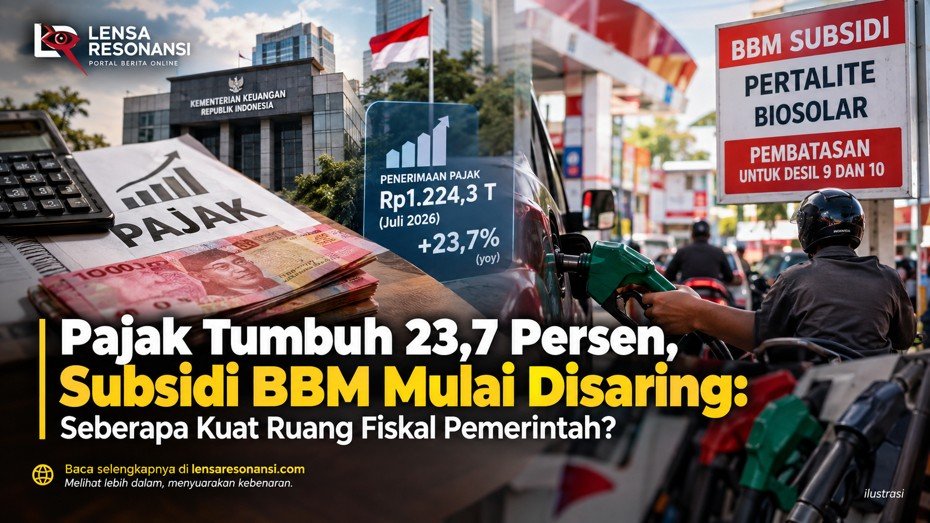 Pajak Tumbuh 23,7 Persen, Subsidi BBM Mulai Disaring: Seberapa Kuat Ruang Fiskal Pemerintah?