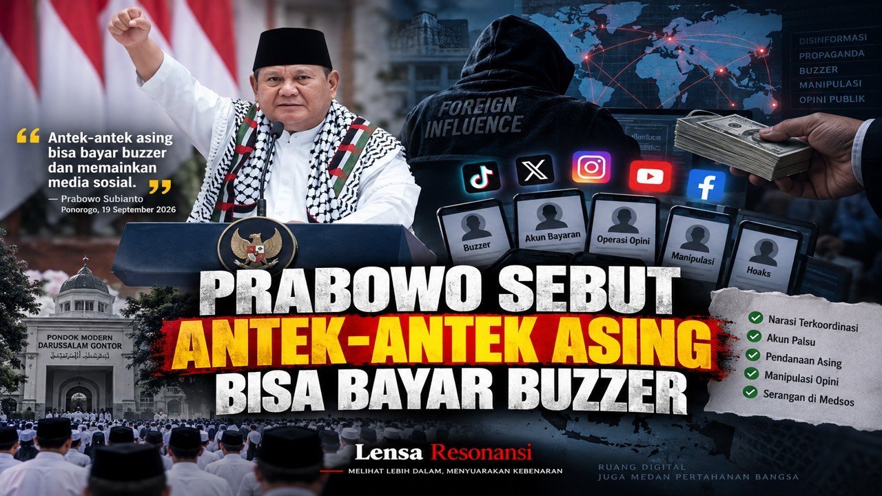 Prabowo Sebut Antek Asing Bisa Bayar Buzzer: Siapa yang Dimaksud?
